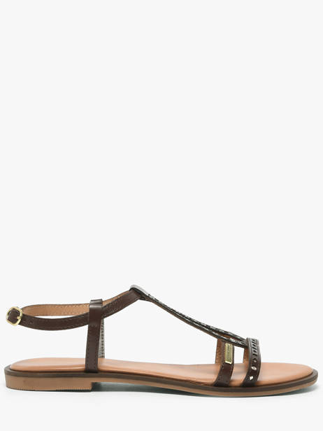 Nu-pieds En Cuir Les tropeziennes Marron accessoires HELECTRA