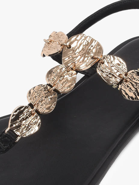 Nu-pieds En Cuir Les tropeziennes Noir accessoires ORTEGA vue secondaire 2