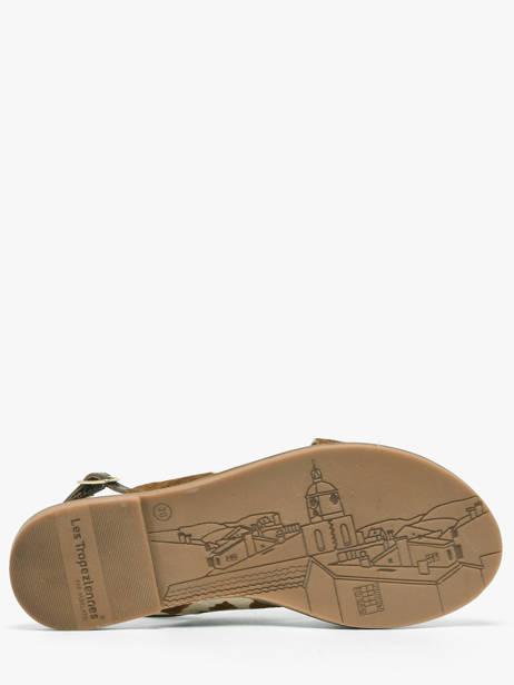 Nu-pieds En Cuir Les tropeziennes Blanc accessoires DOAPO vue secondaire 4