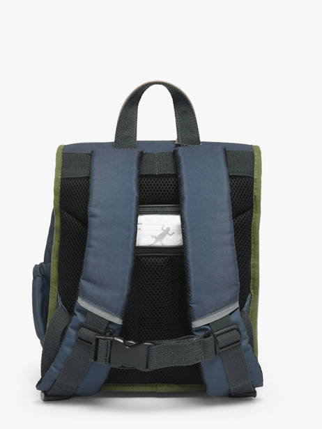 Sac à Dos 1 Compartiment Cameleon Bleu vintage urban PBVBSD30 vue secondaire 4