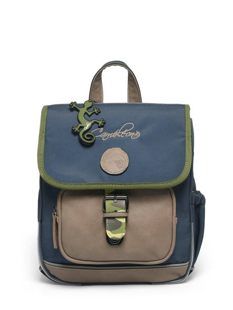 Sac à Dos 1 Compartiment Cameleon Bleu vintage urban PBVBSD30 vue secondaire 5