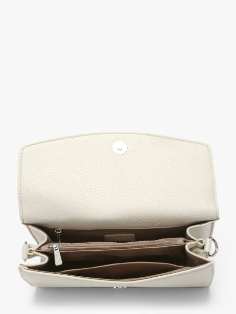 Leather Madrid Clutch With Shoulder Strap Hexagona Beige madrid 536554 other view 3