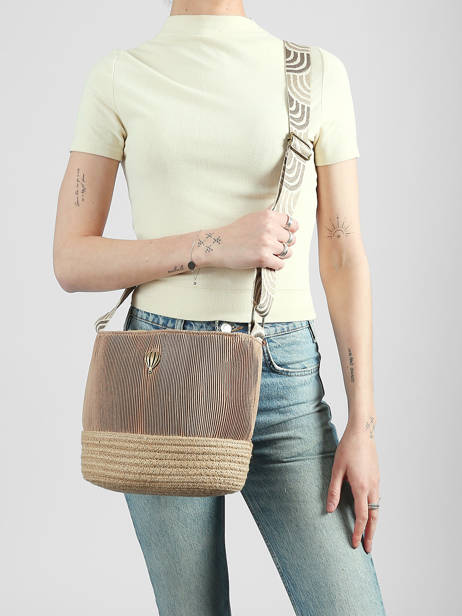 Shoulder Bag Tissee Le voyage en panier Beige tissee PM924 other view 1