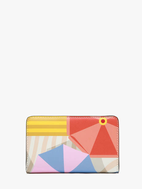 Leather Lancel Plage Wallet Lancel Pink lancel plage  A14196 other view 2