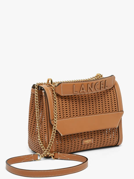 Medium Leather Ninon Ajouré Crossbody Bag Lancel Brown ninon A14009 other view 1