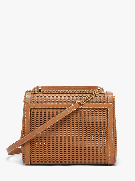 Medium Leather Ninon Ajouré Crossbody Bag Lancel Brown ninon A14009 other view 4