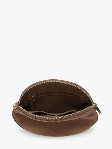 Suede Leather Anna Shoulder Bag Nathan baume Brown nathan 9S other view 4