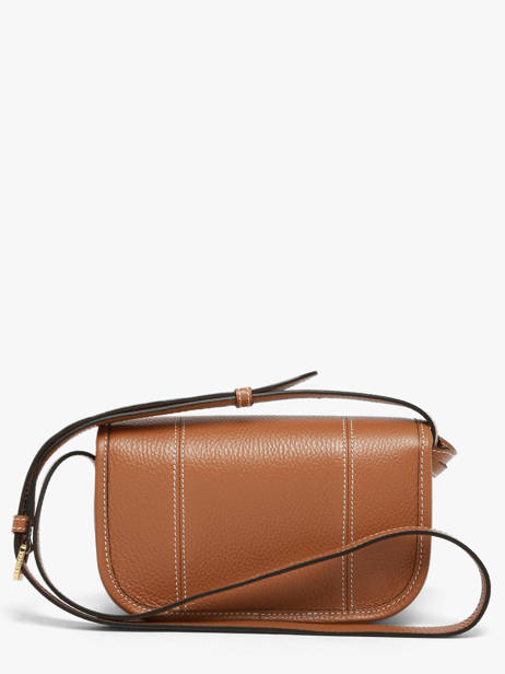 Small Leather Victoire Crossbody Bag Lancel Brown victoire A13991 other view 4