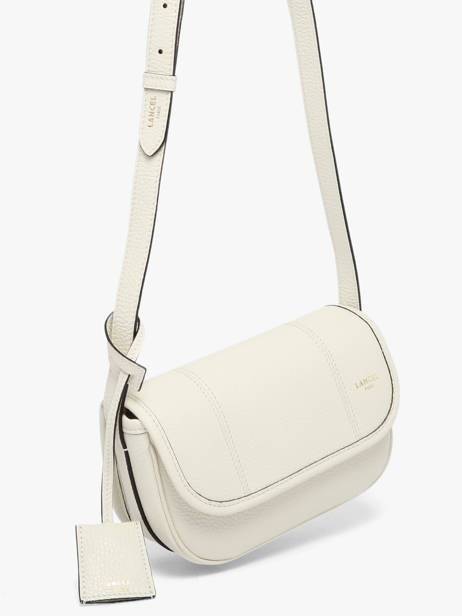 Small Leather Victoire Crossbody Bag Lancel White victoire A13991 other view 2