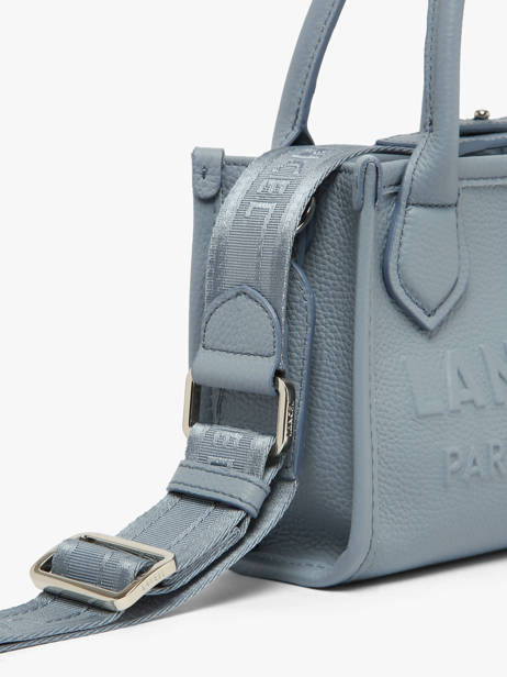 Leather Mini Jour Crossbody Bag Lancel Blue jour A14078 other view 2