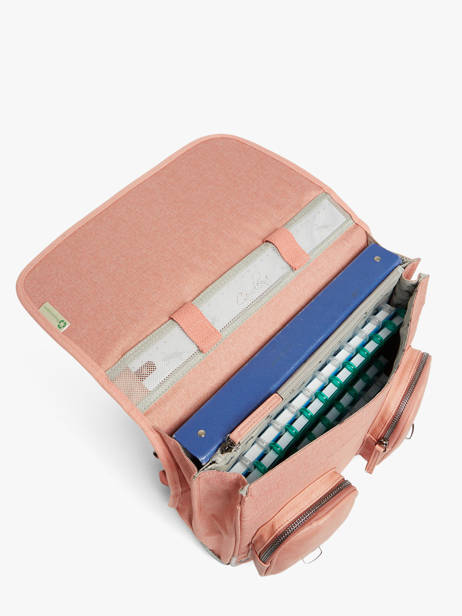 Cartable 2 Compartiments Cameleon Rose vintage color CA146Q vue secondaire 4