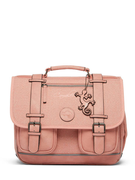 Cartable 2 Compartiments Cameleon Rose vintage color CA146Q vue secondaire 7