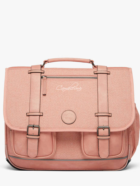 Satchel 3 Compartments Cameleon Pink vintage color VIC-CA41