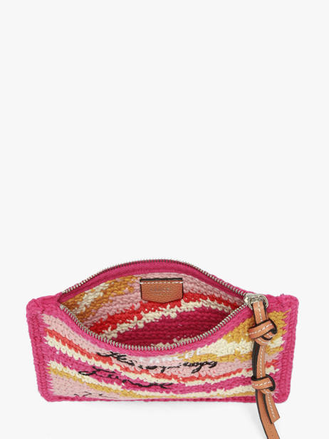 Pouch Lancel Plage Crocheted Lancel Multicolor summer capsule A14002 other view 2