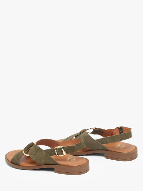 Sandales En Cuir We do Vert accessoires 45126A52 vue secondaire 2