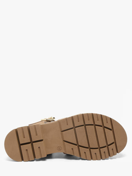 Sandales En Cuir Semerdjian Beige accessoires DELIA vue secondaire 4