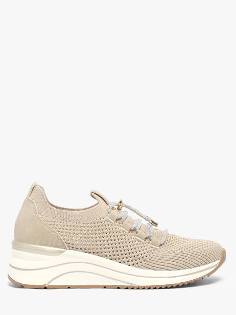 Sneakers Semelle Compensée Remonte Beige accessoires 60