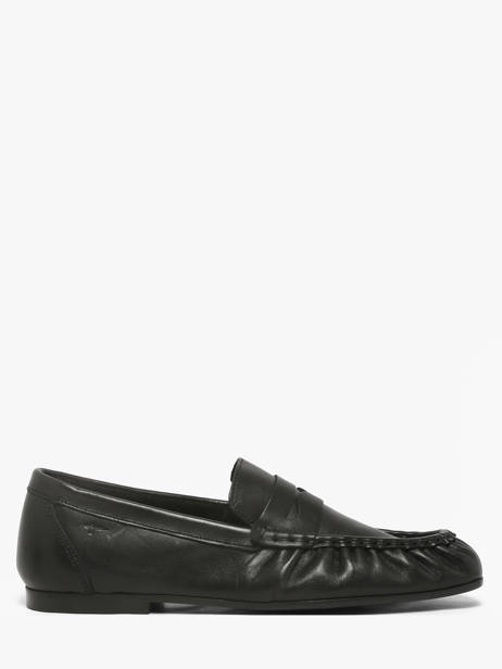 Mocassins En Cuir Tamaris Noir accessoires 46