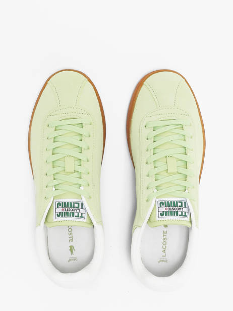 Sneakers En Cuir Lacoste Vert accessoires 1SFA0080 vue secondaire 3