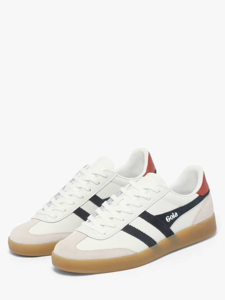 Sneakers En Cuir Gola Blanc men CMB744WU vue secondaire 1