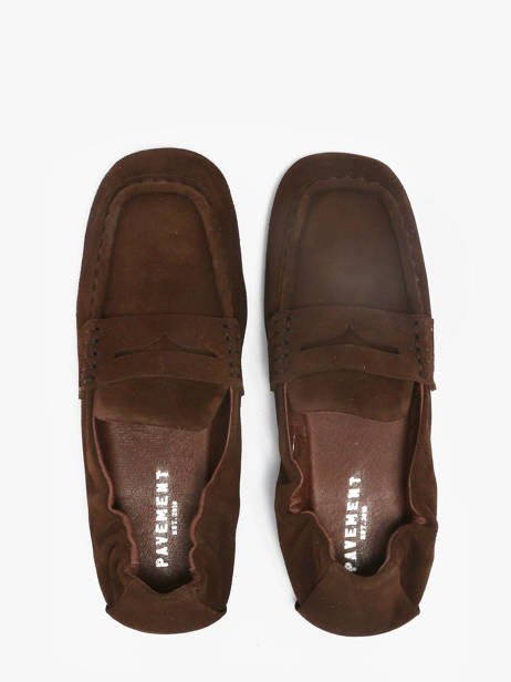 Mocassins En Cuir Pavement Marron accessoires 1 vue secondaire 3