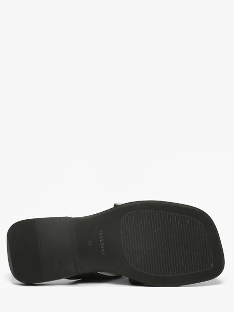 Mules En Cuir Pavement Noir accessoires 25276 vue secondaire 4