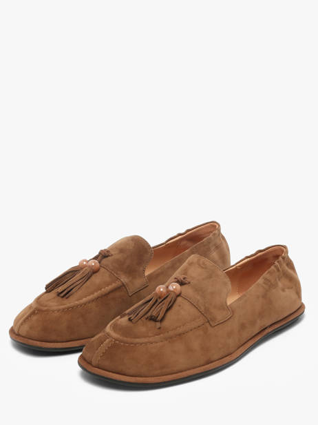 Mocassins En Cuir Inuovo Marron accessoires CT003KCN vue secondaire 1