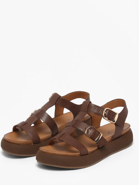 Sandales En Cuir Inuovo Marron accessoires 96046PRN vue secondaire 1