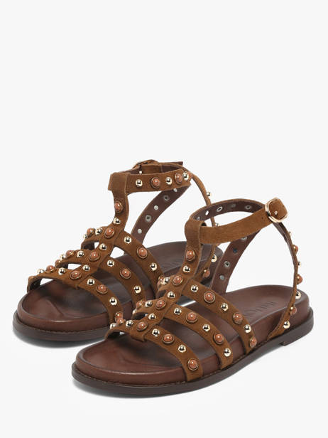 Sandales En Cuir Inuovo Marron accessoires 51002CTN vue secondaire 1