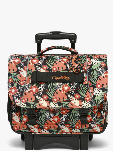 2-compartment Wheeled Satchel Futur Cameleon Multicolor futur CR38