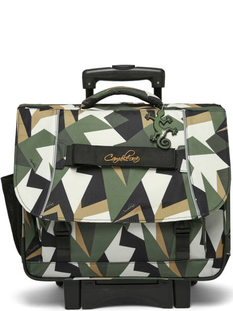 3-compartment Wheeled Satchel Futur Cameleon Multicolor futur CR41 other view 8