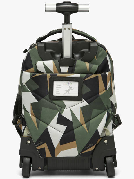 2-compartment Wheeled Schoolbag Futur Cameleon Multicolor futur SR39 other view 5