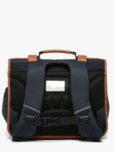 Satchel 2 Compartments Cameleon Blue vintage urban CA38 other view 5