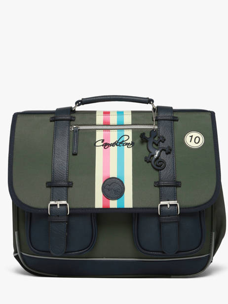 Satchel 3 Compartments Cameleon Blue vintage urban CA41