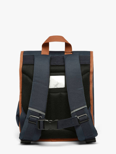 Sac à Dos 1 Compartiment Cameleon Bleu vintage urban SD30 vue secondaire 5