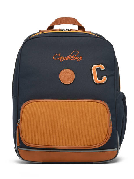Sac à Dos 2 Compartiments Cameleon Bleu vintage urban SO40 vue secondaire 7