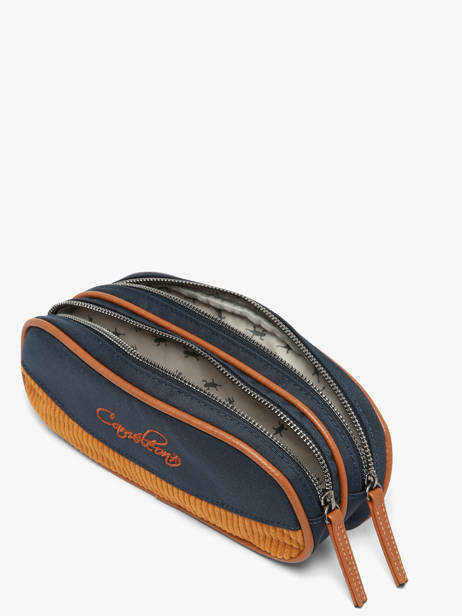 Trousse Enfant 2 Compartiments Cameleon Bleu vintage urban VIB-TROU vue secondaire 1