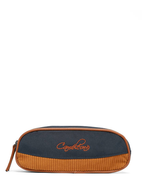 Trousse Enfant 2 Compartiments Cameleon Bleu vintage urban VIB-TROU vue secondaire 3