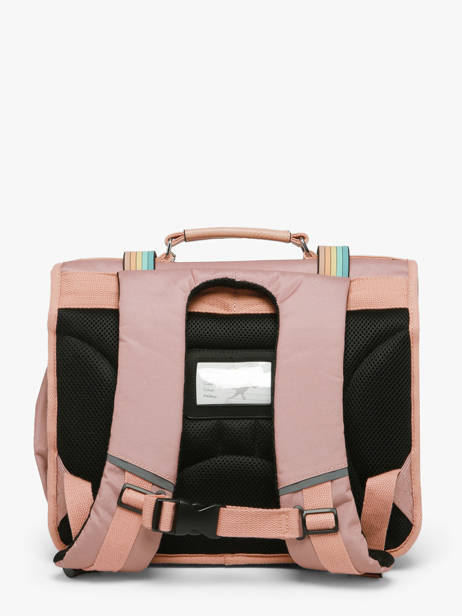Satchel For Kids 2 Compartments Cameleon Pink vintage fantasy CA35 other view 5