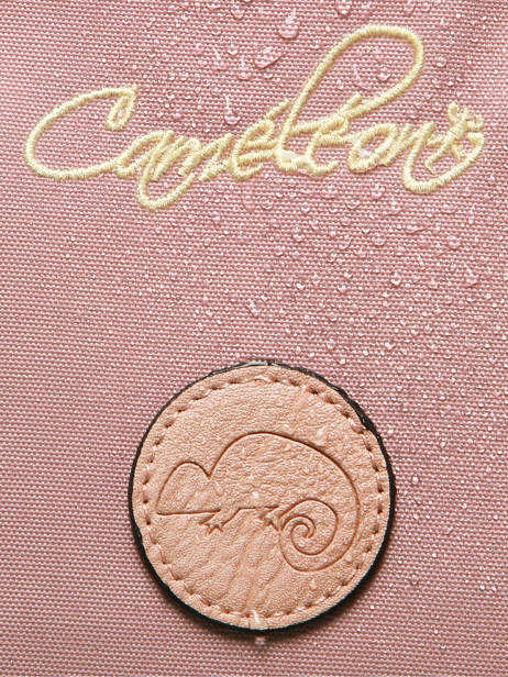 Satchel For Kids 2 Compartments Cameleon Pink vintage fantasy CA35 other view 8