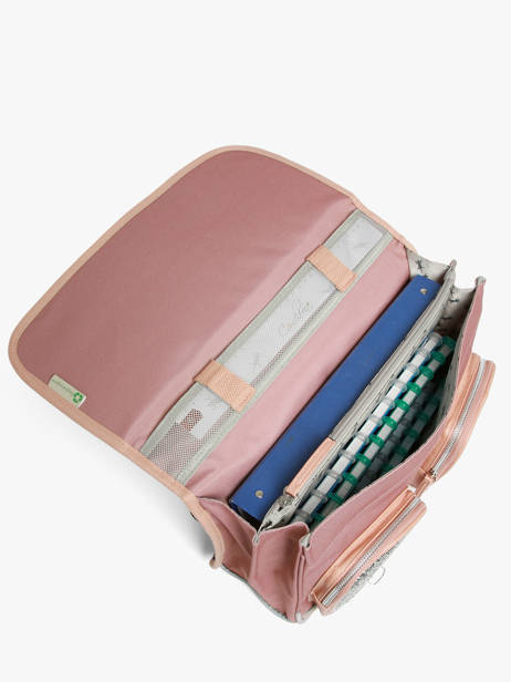 Cartable Enfant 2 Compartiments Vintage Fantasy Cameleon Rose vintage fantasy CA38 vue secondaire 2