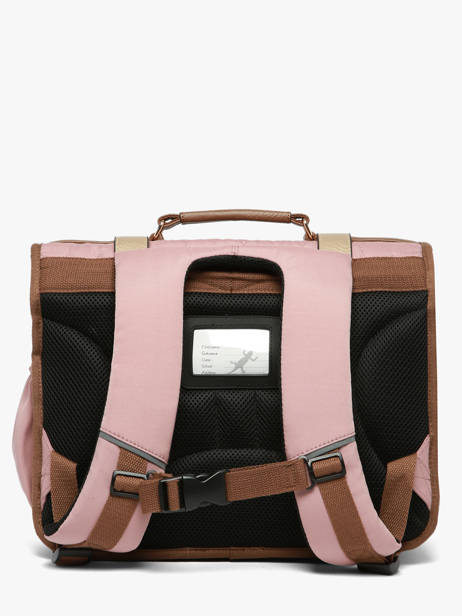 Satchel For Kids 2 Compartments Cameleon Brown vintage fantasy CA38 other view 5