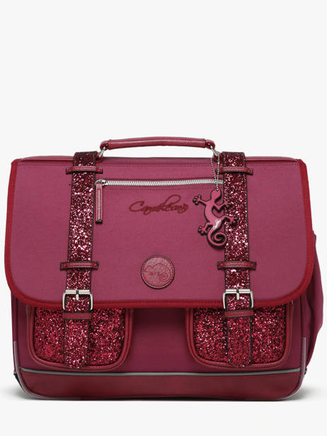 Cartable Enfant 3 Compartiments Vintage Fantasy Cameleon Violet vintage fantasy CA41