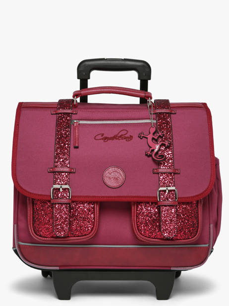 Cartable à Roulettes 3 Compartiments Vintage Fantasy Cameleon Violet vintage fantasy CR41