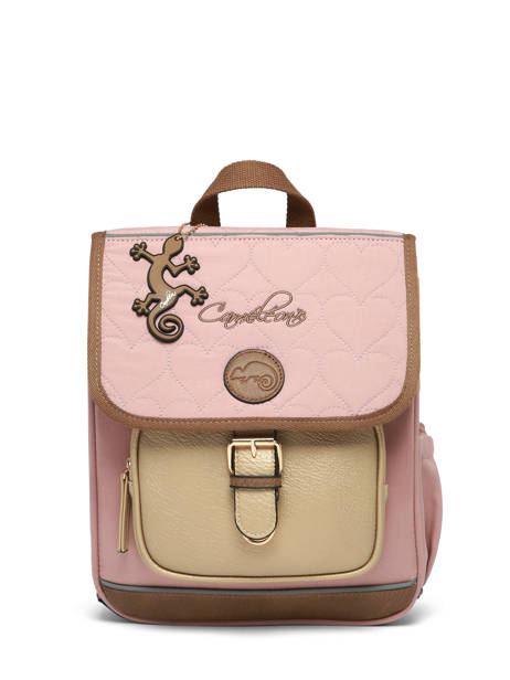 Sac à Dos 1 Compartiment Vintage Fantasy Cameleon Rose vintage fantasy SD30 vue secondaire 5
