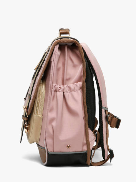 Sac à Dos Vintage Fantasy 2 Compartiments Cameleon Rose vintage fantasy SD39 vue secondaire 1