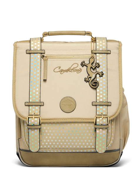 Sac à Dos 2 Compartiments Cameleon Beige vintage fantasy SD39 vue secondaire 7