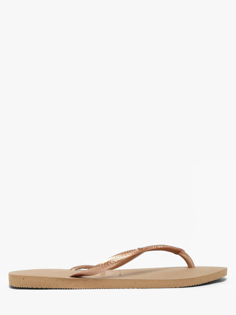 Tongs Slim Havaianas Beige women 4000030F other view 1