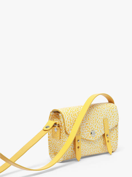 Leather Le Mini Indispensable Citronade Crossbody Bag Paul marius Yellow citronade MINICIT other view 1
