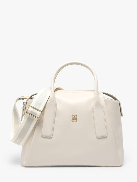 Sac Porté Main Th Essential Polyester Tommy hilfiger Blanc th essential AW18532